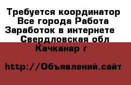 Требуется координатор - Все города Работа » Заработок в интернете   . Свердловская обл.,Качканар г.